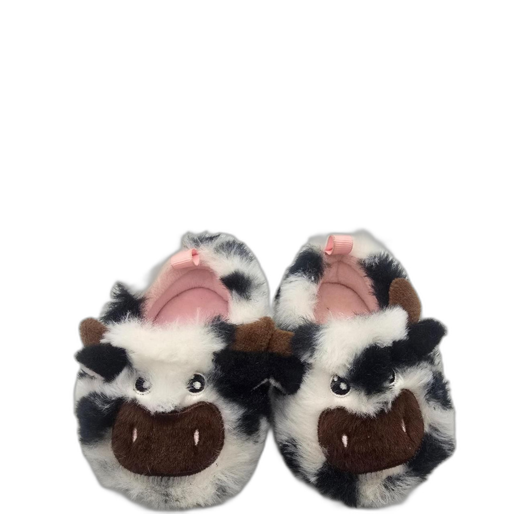 Wonder-nation Cow Slippers Baby Size 2
